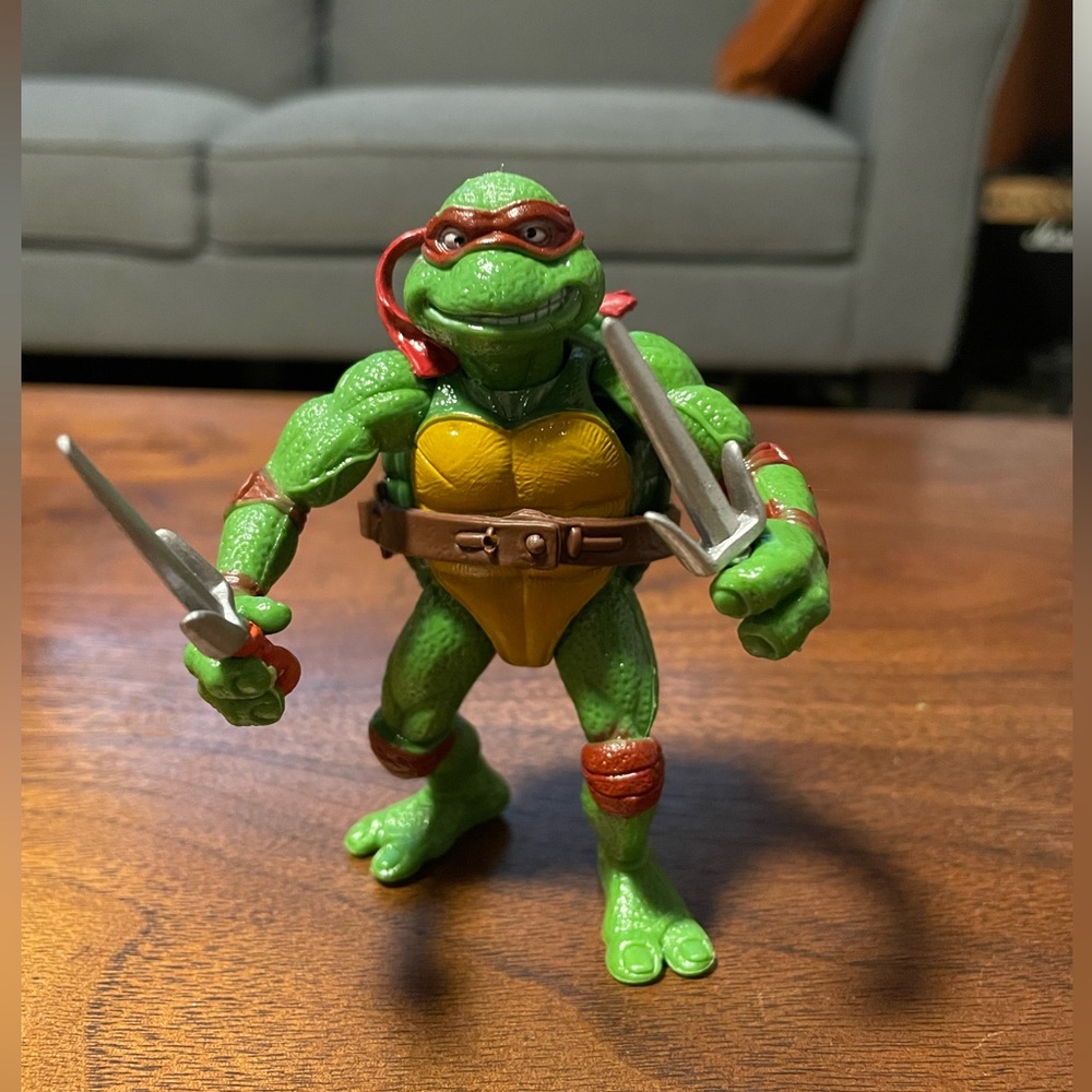 🔥 Raphael Teenage Mutant Ninja Turtles TMNT Action Figure C O W A B U N …